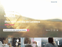 Tablet Screenshot of lacunza.es