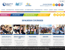 Tablet Screenshot of lacunza.com
